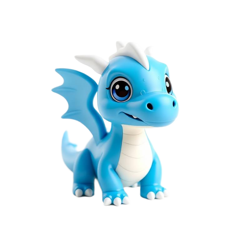 Frost Dragon fan artwork, legendary Adopt Me pet